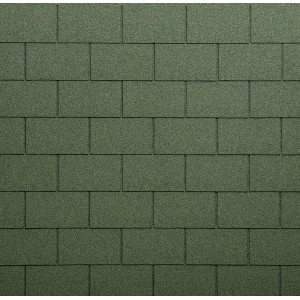 Scandole bituminose verdi, dettaglio della texture e disposizione.