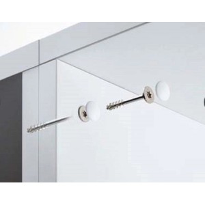 Vite di giunzione fianchi mobili Ø 4x30 mm acciaio cromato