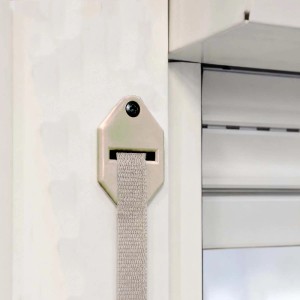 Guidacinghia tapparelle verticale nylon 34x58 mm bianco