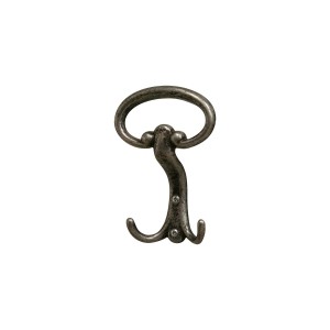 Appendiabiti in zama nero antico