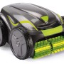 Robot pulitore per piscina Zodiac GV 5220 grigio con dettagli verdi per la pulizia di fondo, pareti e linea di galleggiamento.