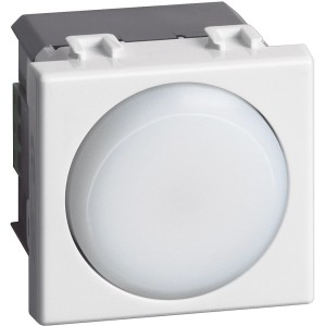 Copertura bianca t.b.t. per interruttori e prese.