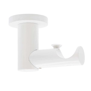Supporto bianco Scorritenda in Kit per bastone per tende.