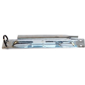 Catenaccio t.b.t. in metallo color argento per la sicurezza di porte e cancelli.