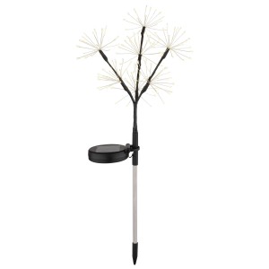 Lampada solare acciaio inossidabile 140xLED 600mAh 1,2V IP44 Ø250xH600 mm