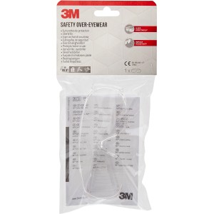 3M Visitor sovraocchiali, protezione trasparente da indossare sopra gli occhiali.