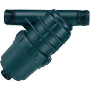 Raccordo a T per irrigazione interrata, raccordo in plastica nera.