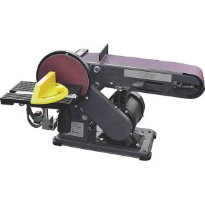 Levigatrice a nastro e disco CMI C-BTS 350 per levigare legno e metallo.