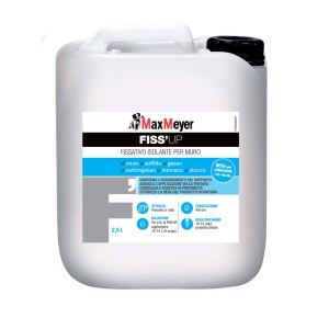 Max Meyer Fiss'Up fondo isolante per muri, tanica da 2,5L.