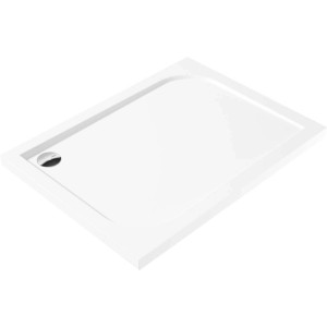 Piatto doccia acrilico rettangolare Idrostile 100x90 cm bianco