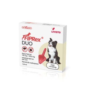 Fiprex Duo M Spot-on per cani (10-20 kg) per il controllo dei parassiti.