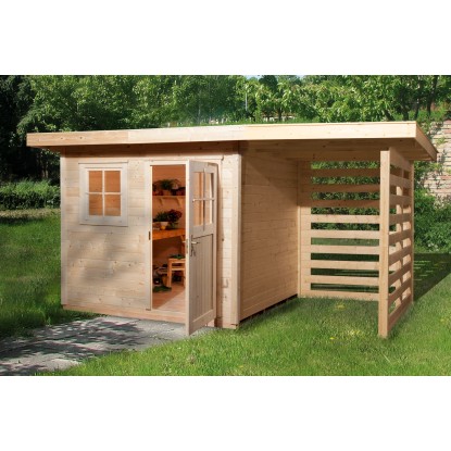 Casetta da giardino in legno Weka 170 A 1 deposito legname 8,1 m²