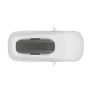 Box da tetto per auto Motion 3 XL titanio lucido