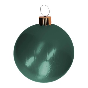 Pallina di Natale in plastica gonfiabile verde Ø65 cm