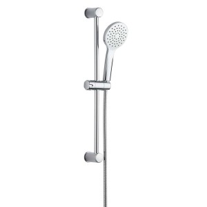 t.b.t. Colonna doccia con doccetta e flessibile, cromata.