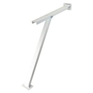 Mensola per tetto spiovente OBI Pontos bianca, 300x380mm, per scaffali in tetti spioventi.