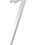 Mensola per tetto spiovente OBI Pontos bianca, 300x380mm, per scaffali in tetti spioventi.