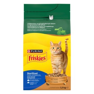 Croccantini per gatti Purina FRISKIES sterilizzato pollo e tacchino 1,5 kg