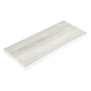 Ripiano in legno chiaro per sistemi di scaffalatura, uso versatile.