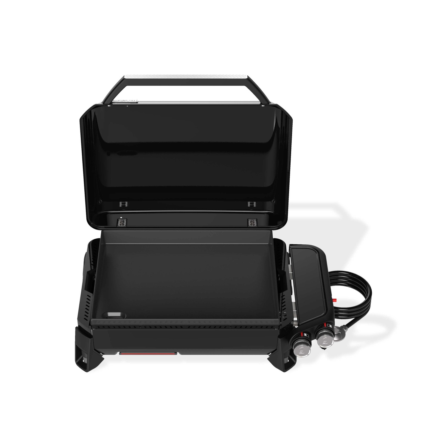 Piastra a gas Weber 2 bruciatori nero portatile_7