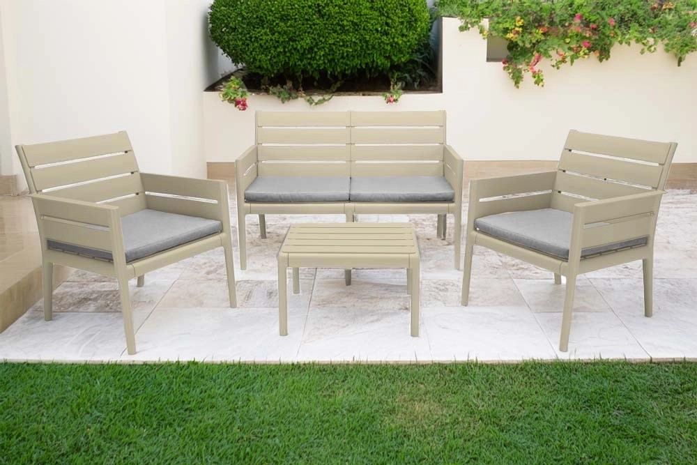 Rattan Sedie Pieghevoli Grand Soleil Set Da Giardino Grand Soleil