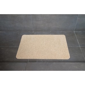 Tappetino doccia beige Hydrowonder, 40x60 cm, tappetino da bagno intrecciato per doccia e vasca.