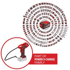 Einhell Power X-Change CE-CC 18 Li-Solo: Compressore portatile per auto, bici e palloni.