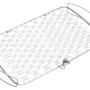 Porta pesce e verdure Weber grande in acciaio inox per griglie da Ø 47 cm.