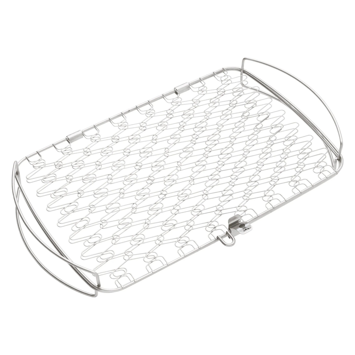 Porta pesce e verdure Weber grande in acciaio inox per griglie da Ø 47 cm.