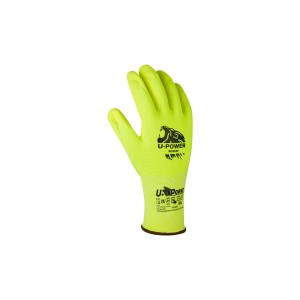 Guanto da lavoro giallo U-Power Icon per una protezione ottimale sul lavoro.