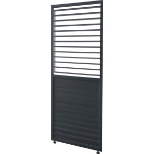 Pannello orientabile lamelle a persiana pergola Myara L90xH236,5 cm antracite