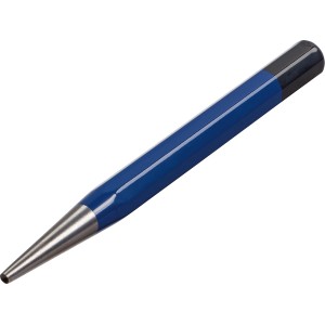 LUX Nageltreiber Comfort Ø 3 mm: Utensile per affondare chiodi con manico verniciato di blu.