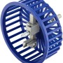 Tagliapiastrelle circolare LUX Classic con protezione blu per lavori di piastrellatura.