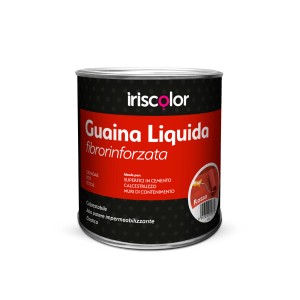 Barattolo di guaina liquida rossa (Guaina Liquida) di iricolor. Ideale per cemento e muratura.