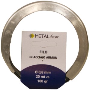 t.b.t. Funi multiuso: Rotolo di filo di ferro, circa 20 m di lunghezza.