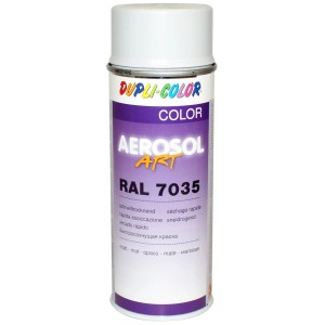 Dupli-Color Lackspray RAL 7035 Grigio chiaro opaco, bomboletta spray da 400ml per riparazioni di vernice.