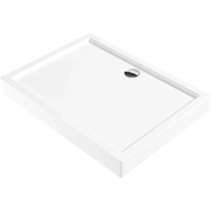 Piatto doccia acrilico rettangolare Idrostile Genio 120x80 cm bianco