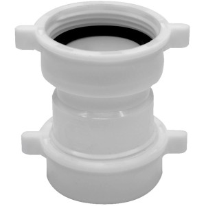 Prolunga sifone bianca t.b.t. per impianti idraulici.