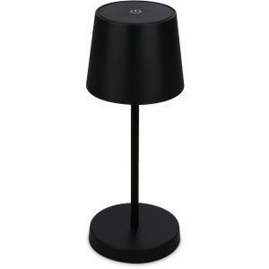 Lampada da tavolo a batteria nera Brilo (2,6W) per interni ed esterni.
