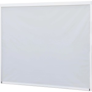 t.b.t. tenda a rullo per protezione solare con telaio bianco.