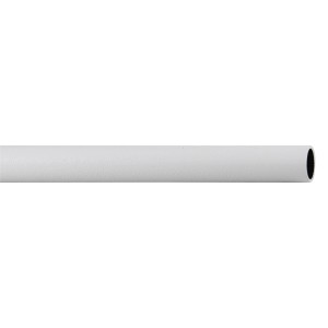 Dettaglio di un bastone per tenda bianco come parte di un Scorritenda in Kit.