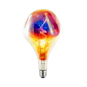 Lampadina LED E27 t.b.t. con sfumatura di colore in design a palloncino.