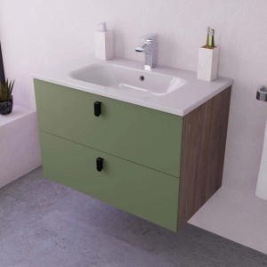 Mobile bagno base lavabo sospesa Taiko 2/C 80x45x54 cm assortito