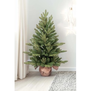 Albero di Natale artificiale con base in juta 60 cm