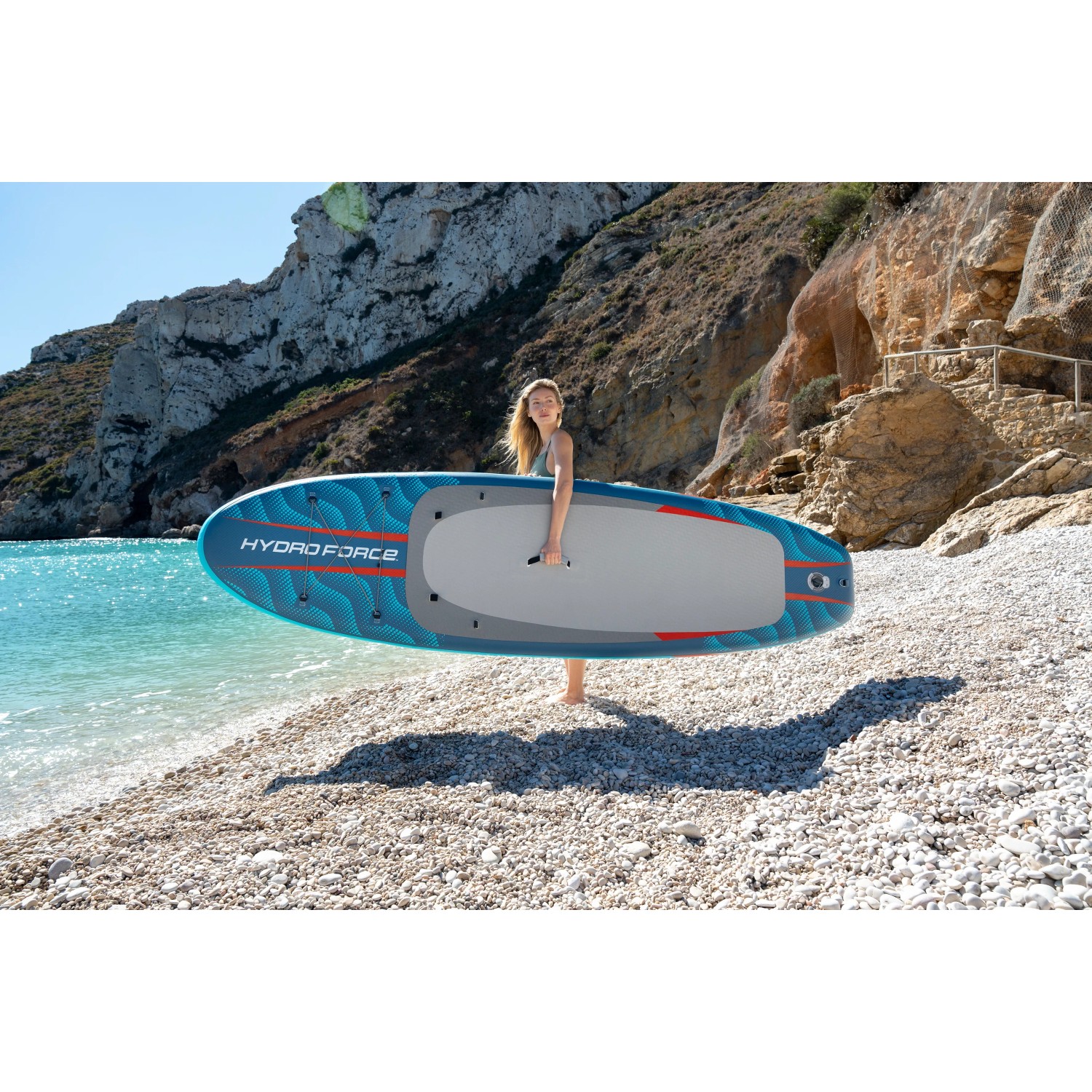 Bestway SUP Allround Board Oceana Set, tavola paddle blu con sedile, lunghezza 305 cm.
