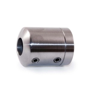 t.b.t. per ringhiere scale, effetto acciaio inox, forma cilindrica.