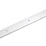 Bandella in acciaio inox 500 mm con supporto per bullone per cancello o porta.