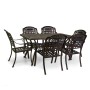 Salotto da giardino in Maryland alluminio bronzo 6 posti