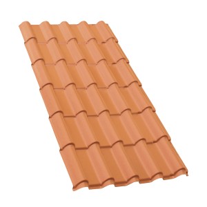 Pannello per tetti in plastica arancione t.b.t. per coperture.