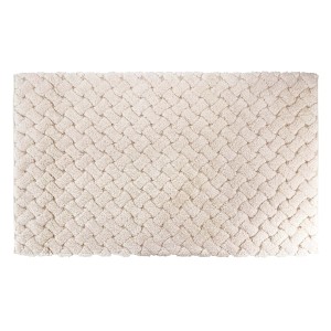 Tappeto bagno Intreccio 60x100 cm color naturale